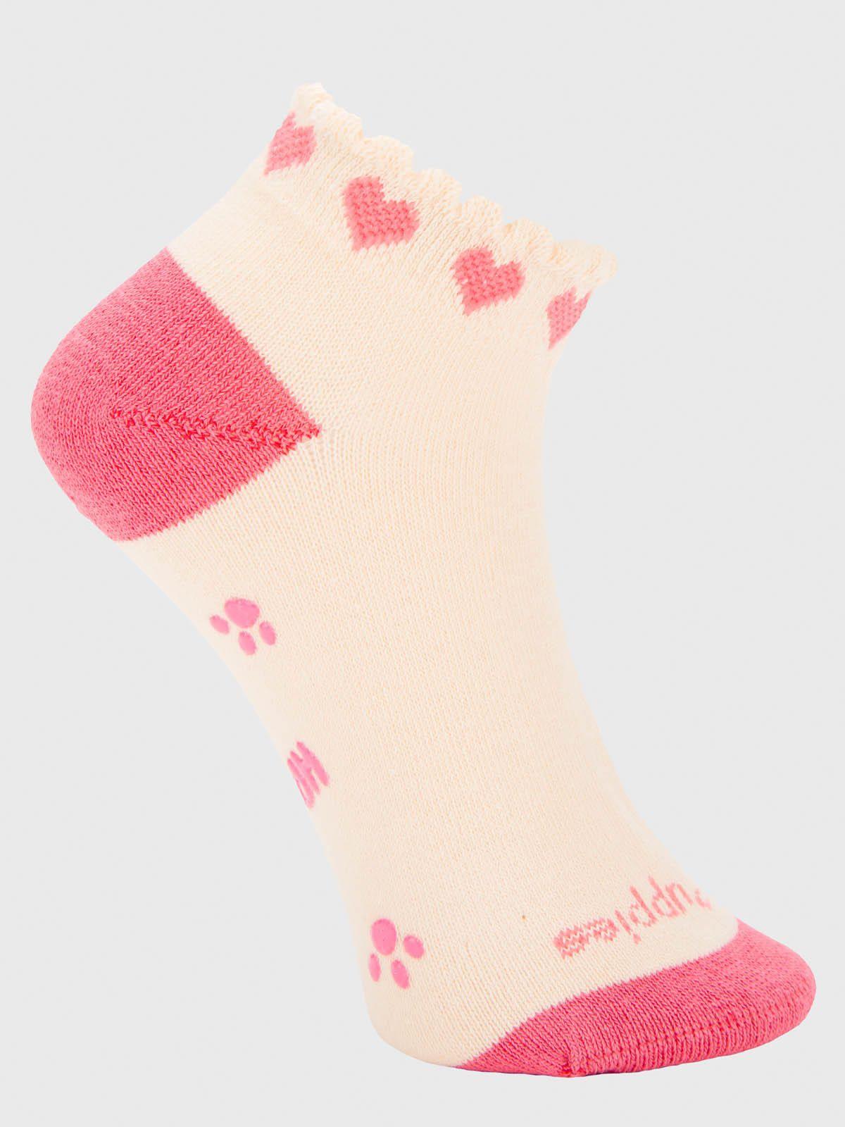 Calcetin Algodón Niña Hearty Beige-0