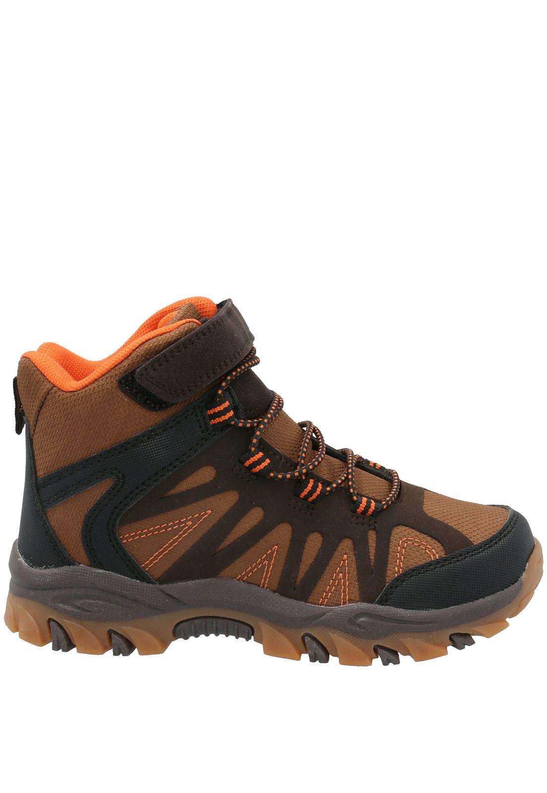 Zapatilla Niño Deneb Café-1