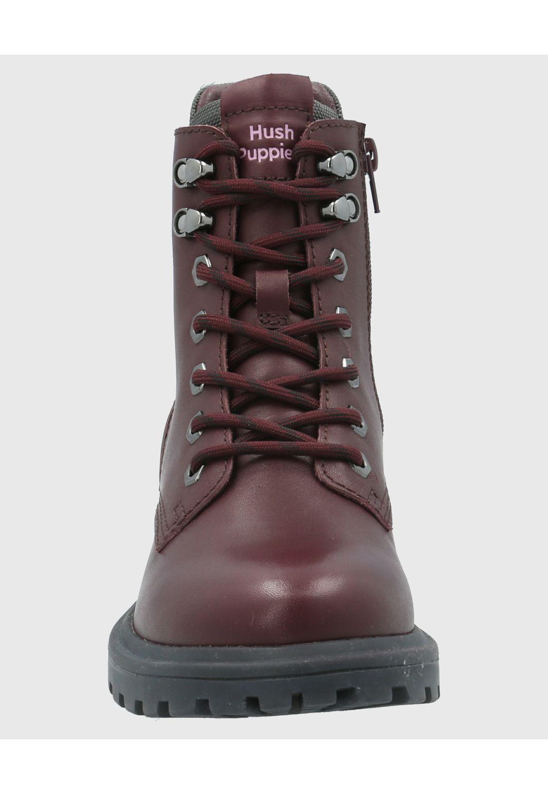 Botin Cuero Mujer Fun Rojo-3