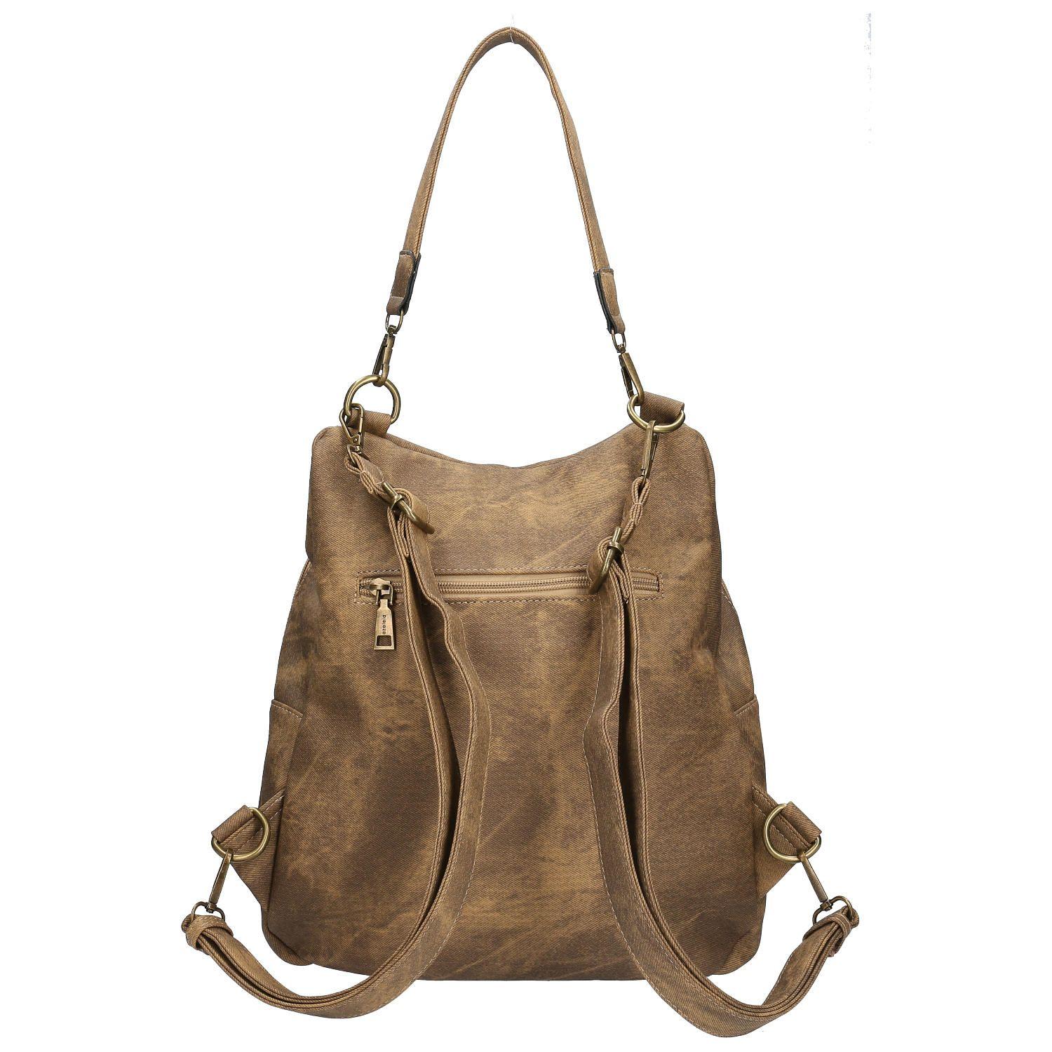 Cartera Mochila Arran café Mujer-2