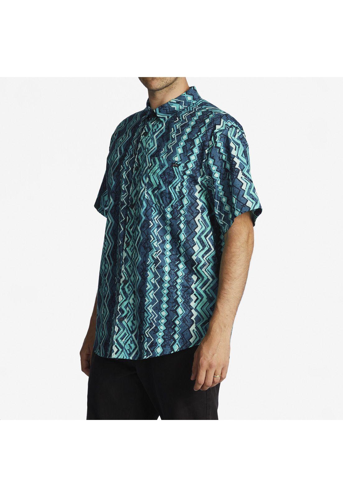 Camisa M/C Hombre Sundays M Wv Azul-1