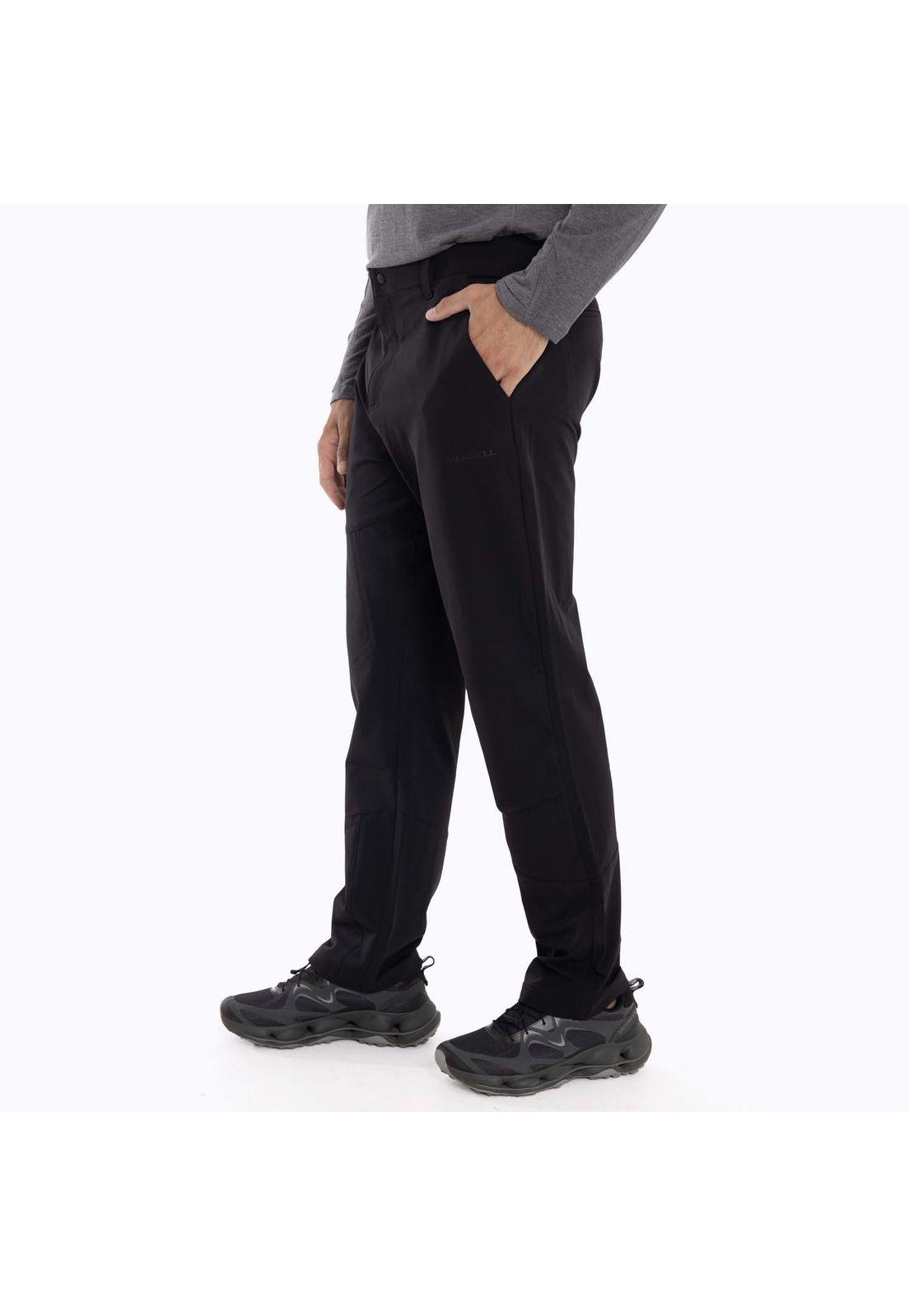 Pantalon Hombre Pitt Negro Merrell-3