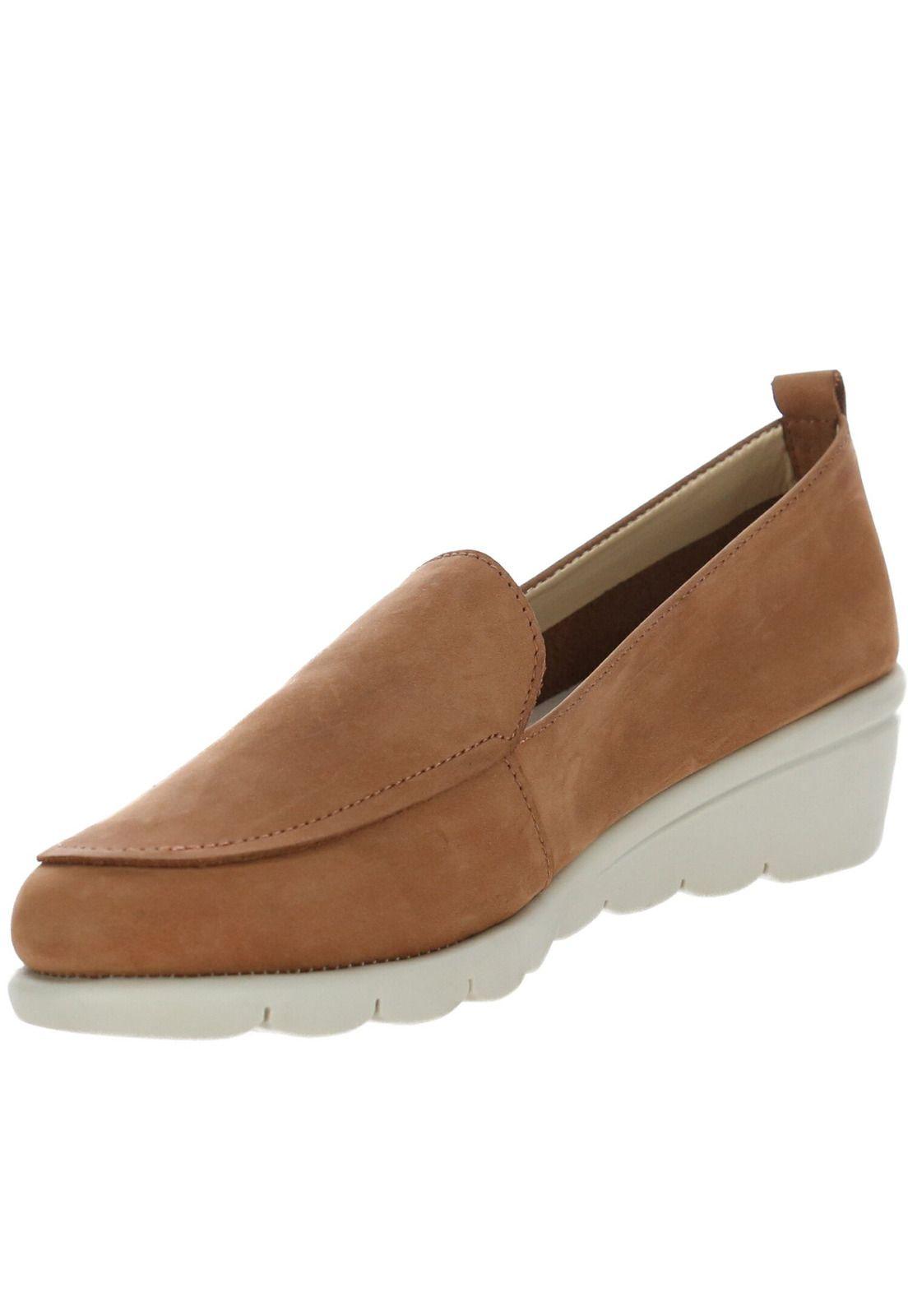 Zapato Cuero Soft Moc Café-3