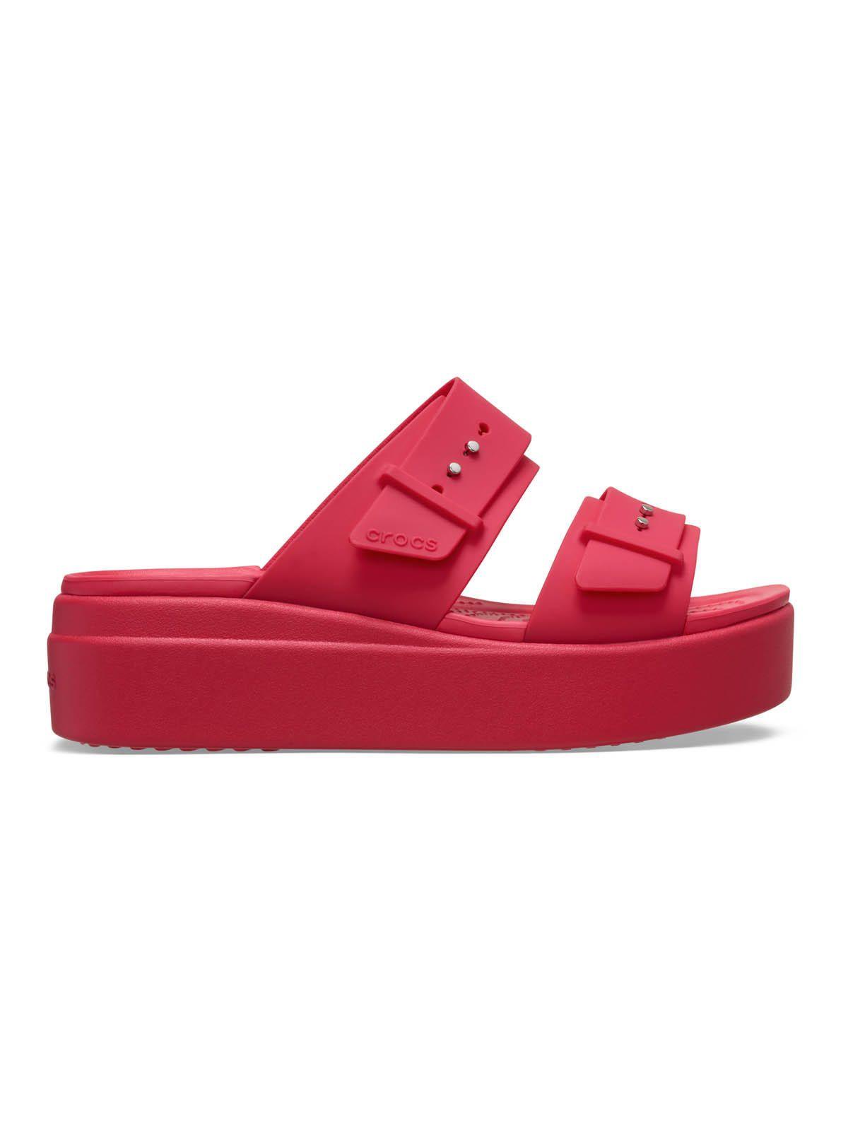 Sandalia Mujer Brooklyn Buckle Low Wdg Rojo-0