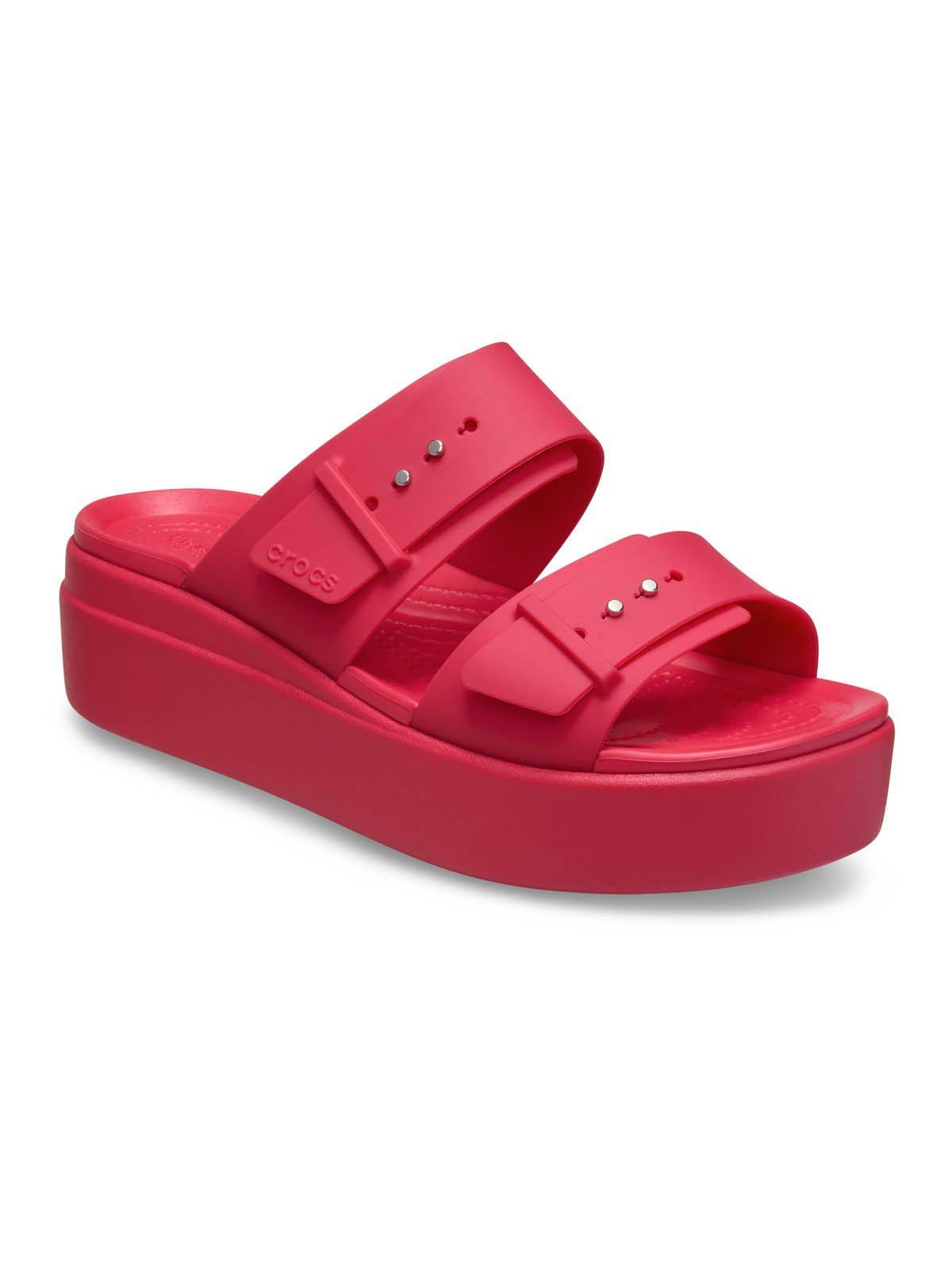 Sandalia Mujer Brooklyn Buckle Low Wdg Rojo-6