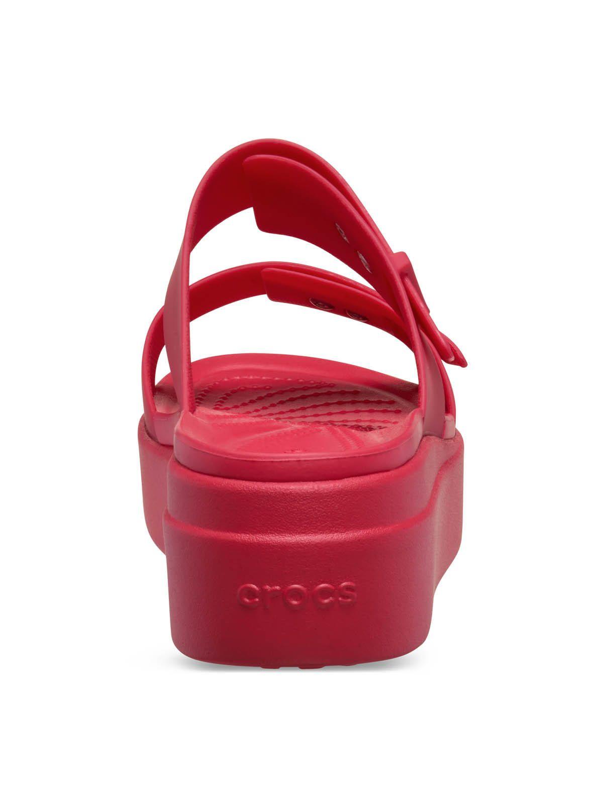 Sandalia Mujer Brooklyn Buckle Low Wdg Rojo-7