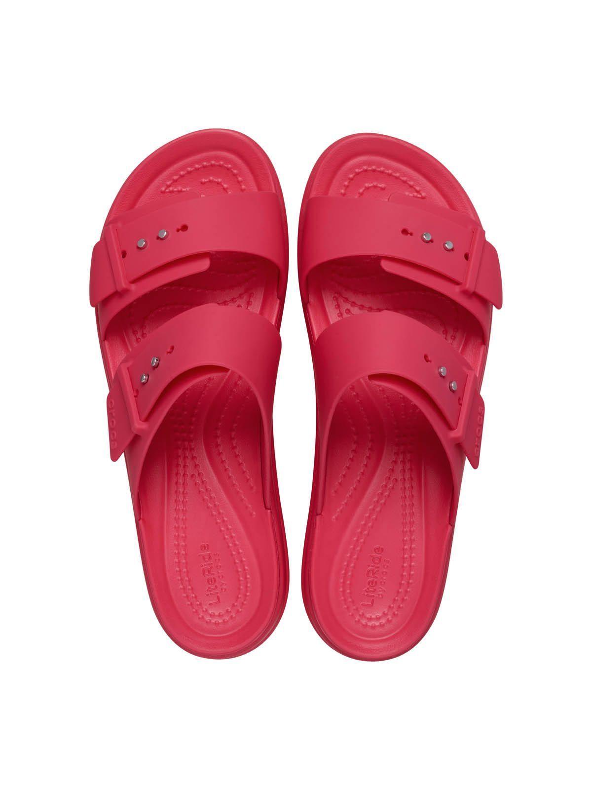 Sandalia Mujer Brooklyn Buckle Low Wdg Rojo-4