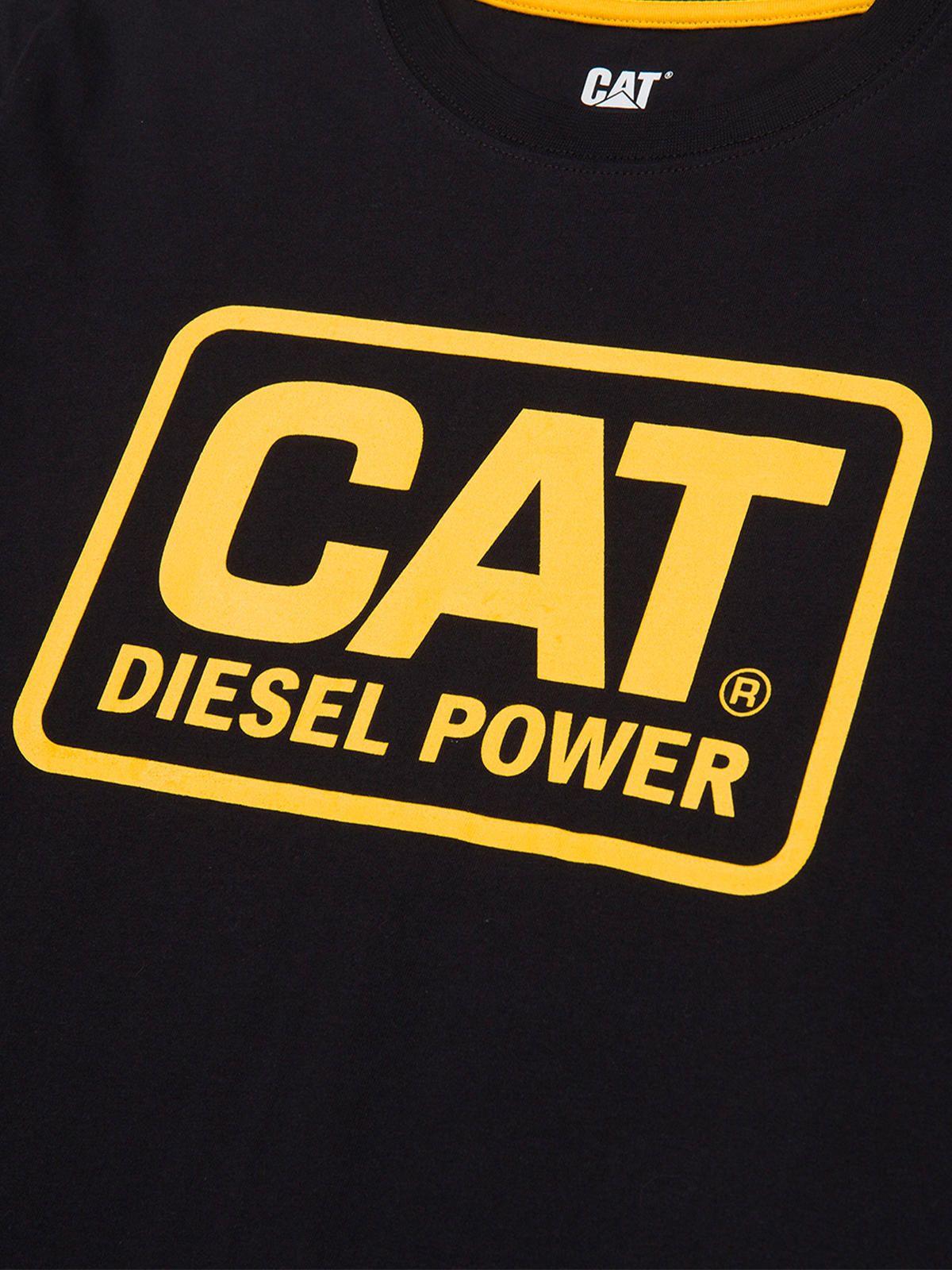 Polera Manga Corta Hombre Diesel Power Tee Negro-1