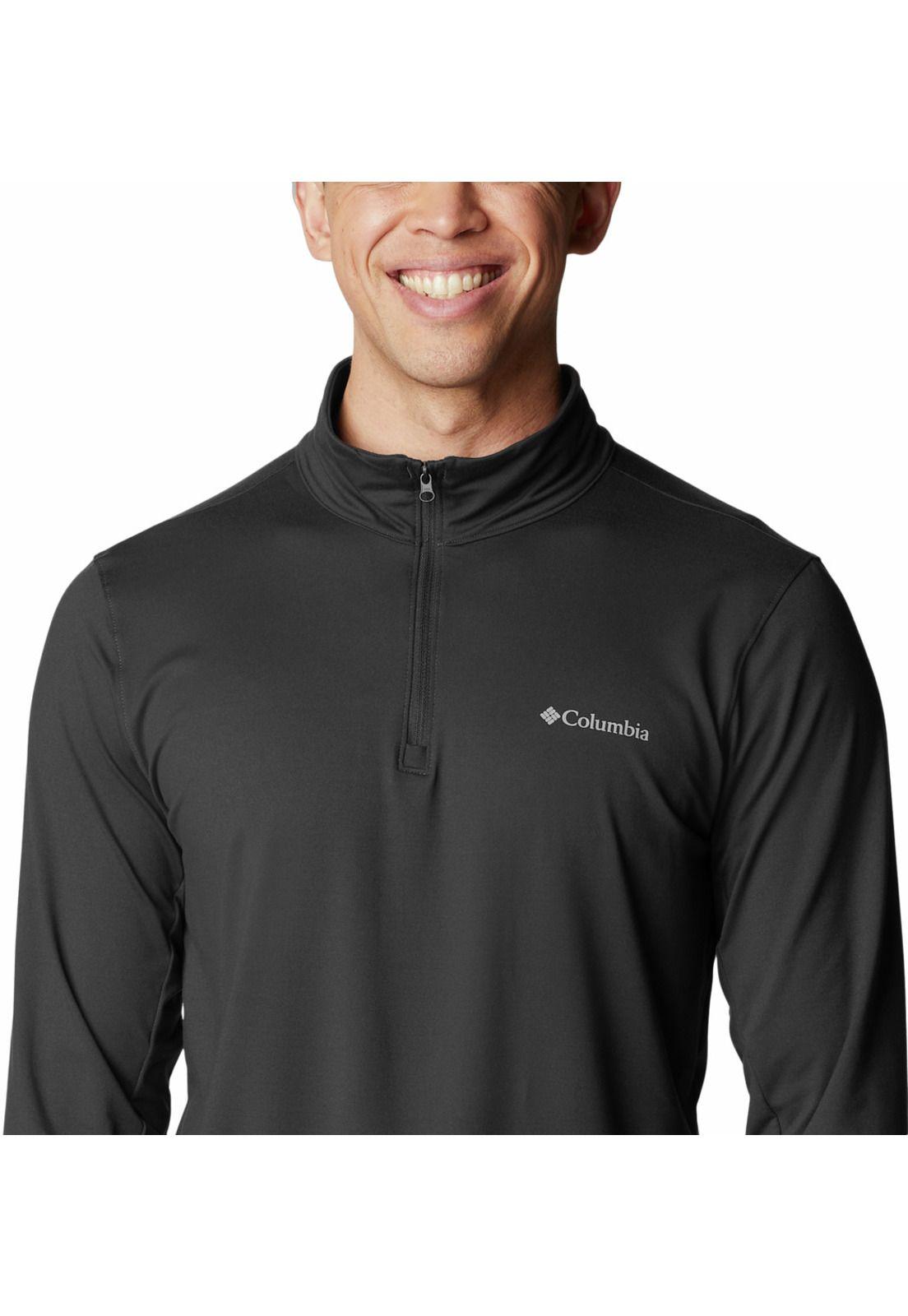 Polar Hombre Tech Trail 1/4 Zip Negro-0