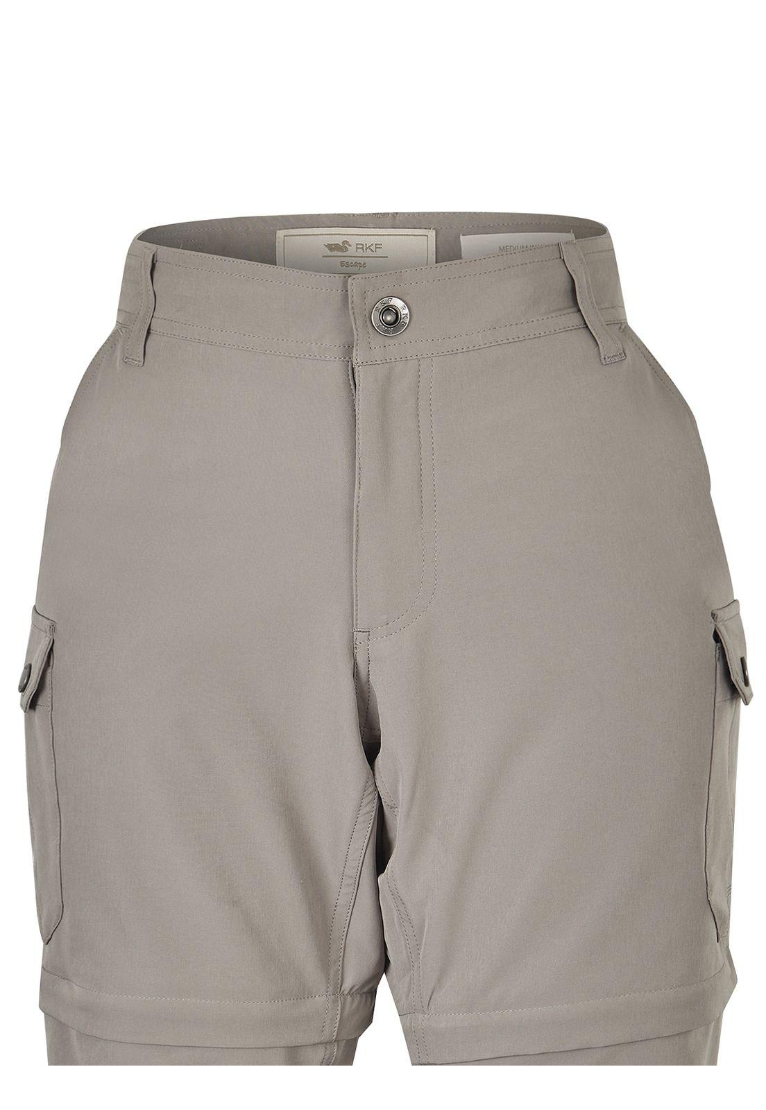 Pantalón Gris Desmontable Mujer -3