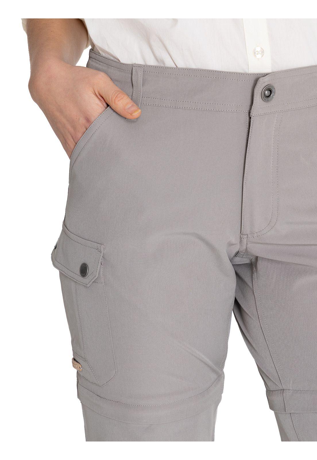 Pantalón Gris Desmontable Mujer -4