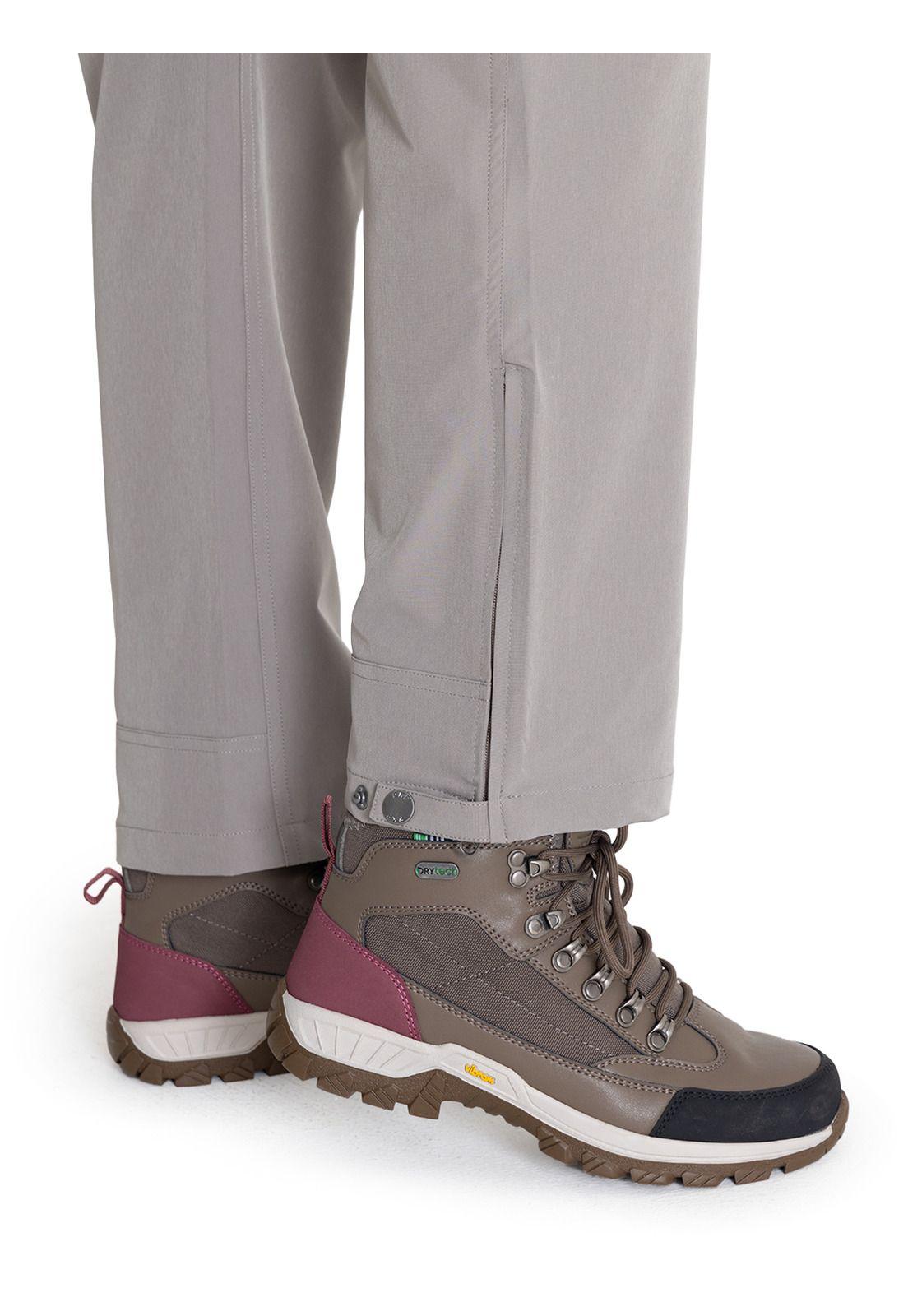 Pantalón Gris Desmontable Mujer -7
