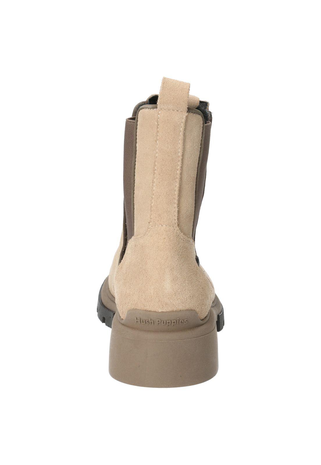 Botin Cuero Mujer Rita Tall Chelsea Blanco-5