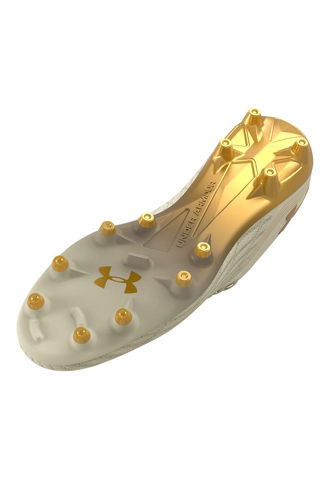 Zapato fútbol UA MagneticPro3 mujer Blanco-3