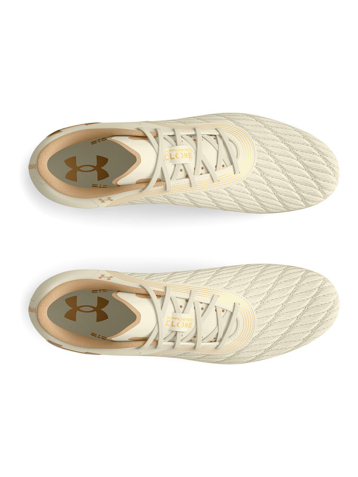 Zapato fútbol UA MagneticPro3 mujer Blanco-4