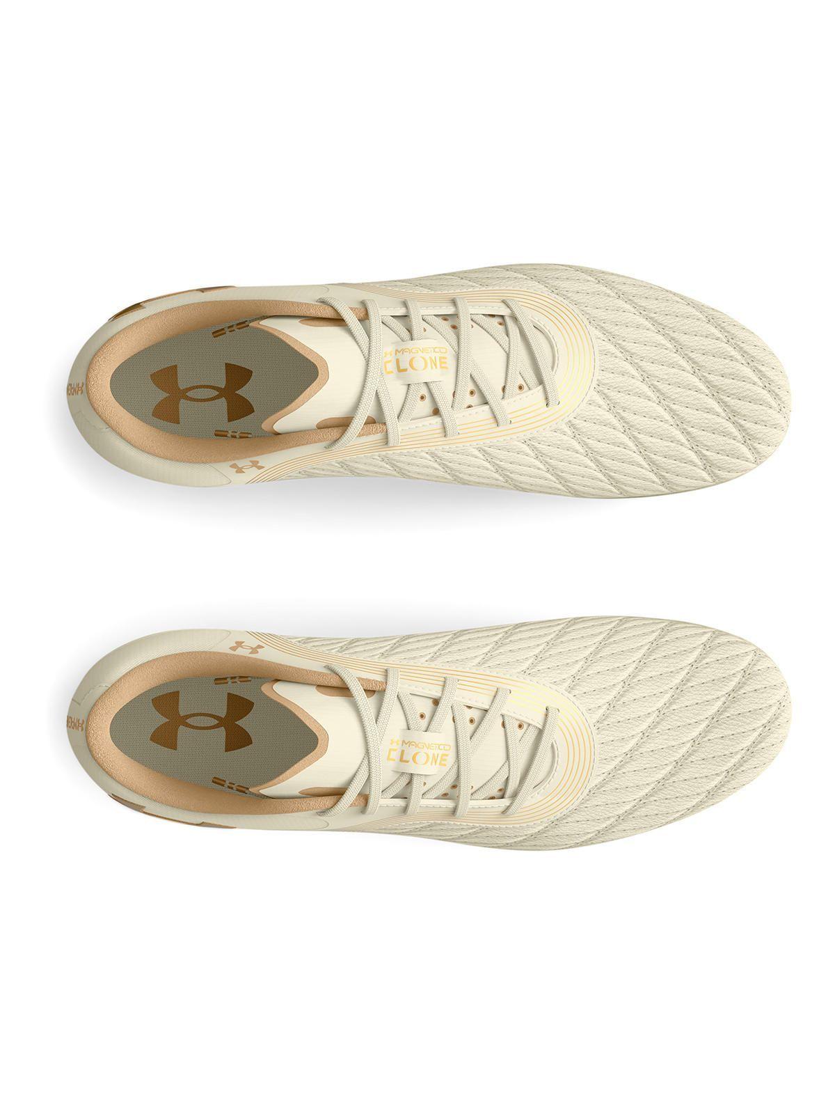 Zapato fútbol UA MagneticPro3 mujer Blanco-4