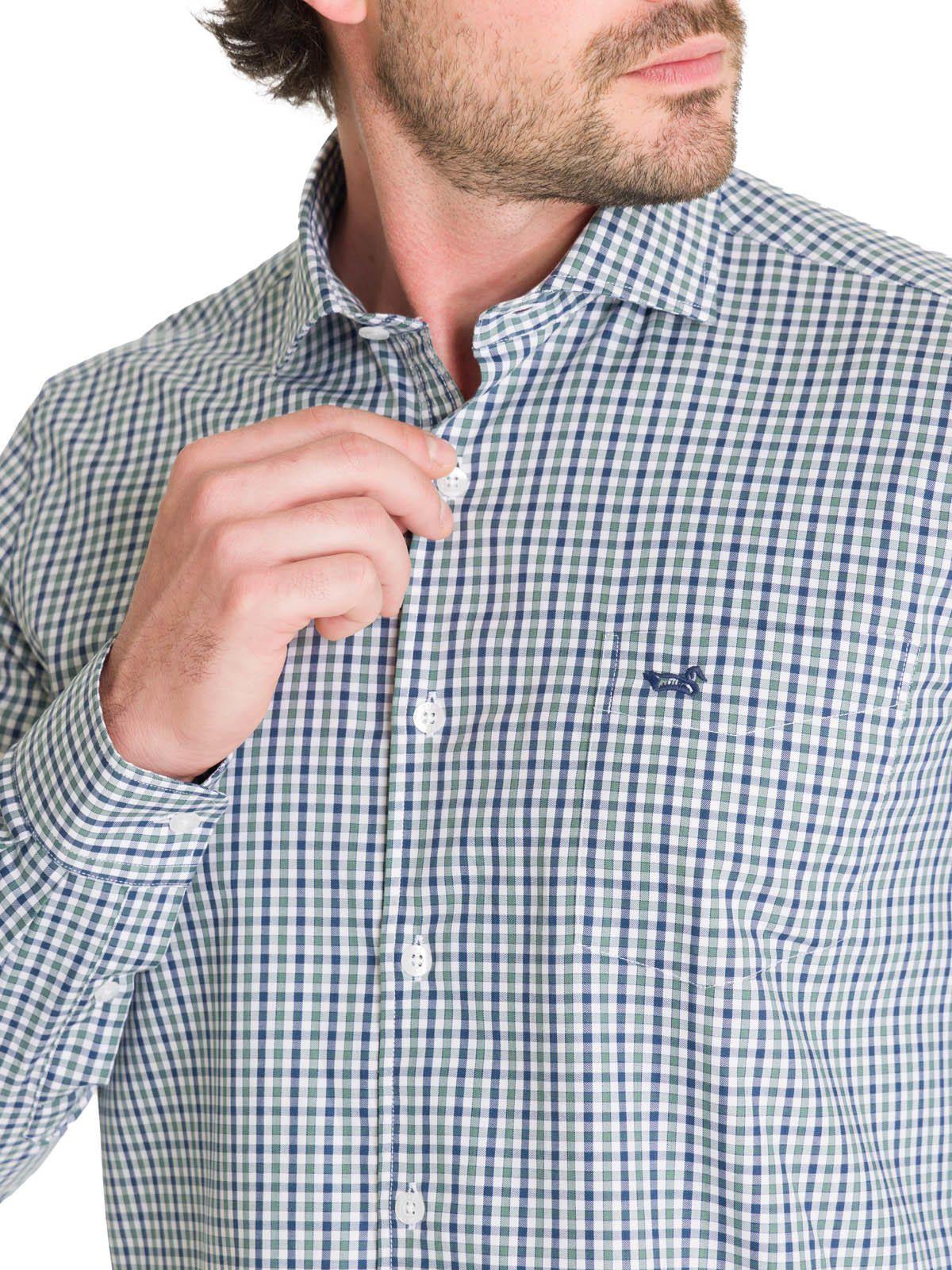 Camisa Algodón Hombre Wool Blanco-6