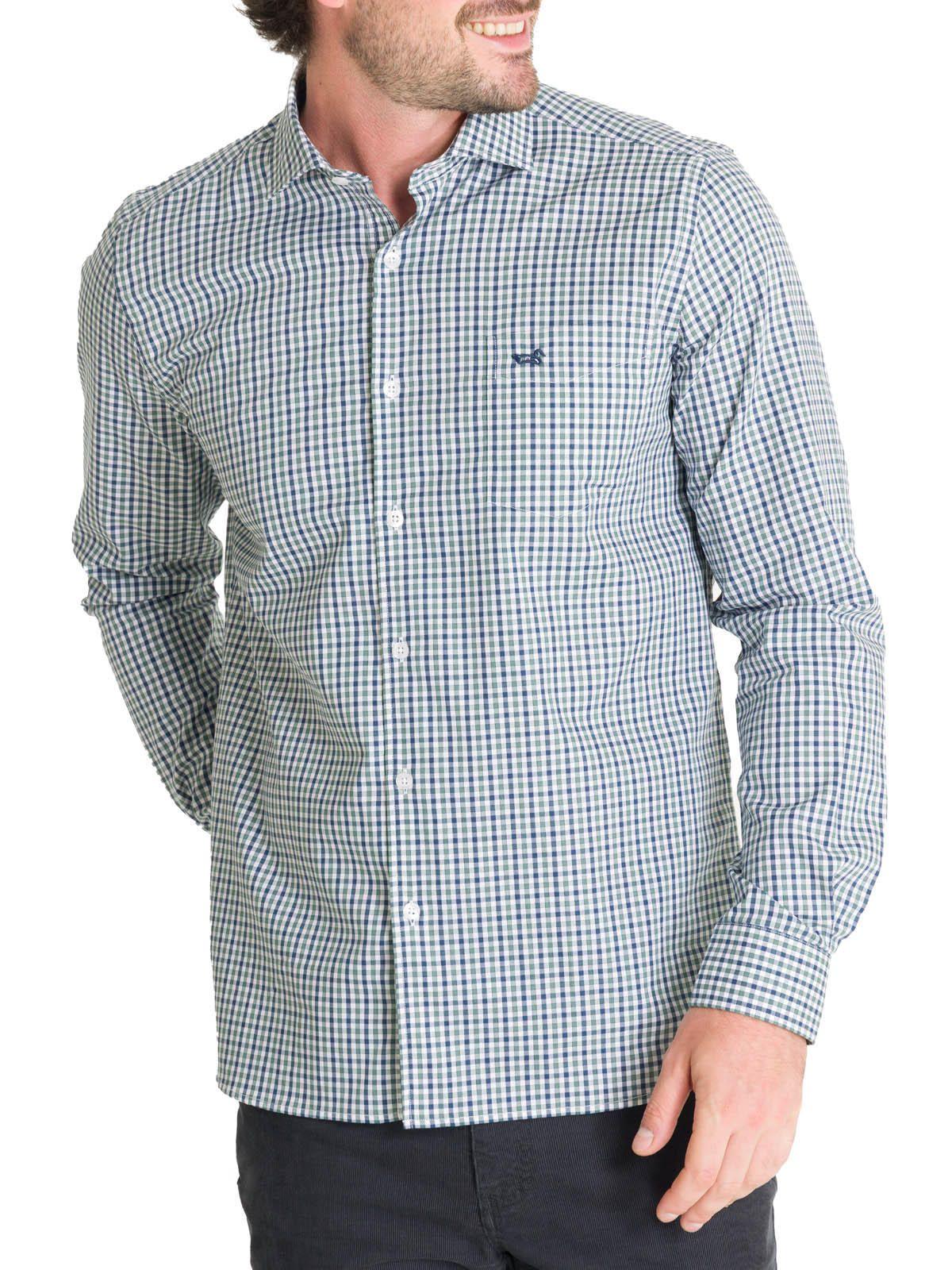 Camisa Algodón Hombre Wool Blanco-4