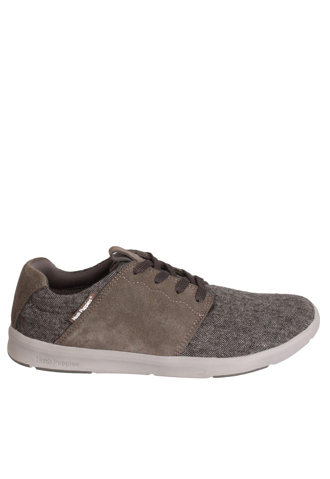 Zapatilla Cuero Hombre Muffle Gris-1