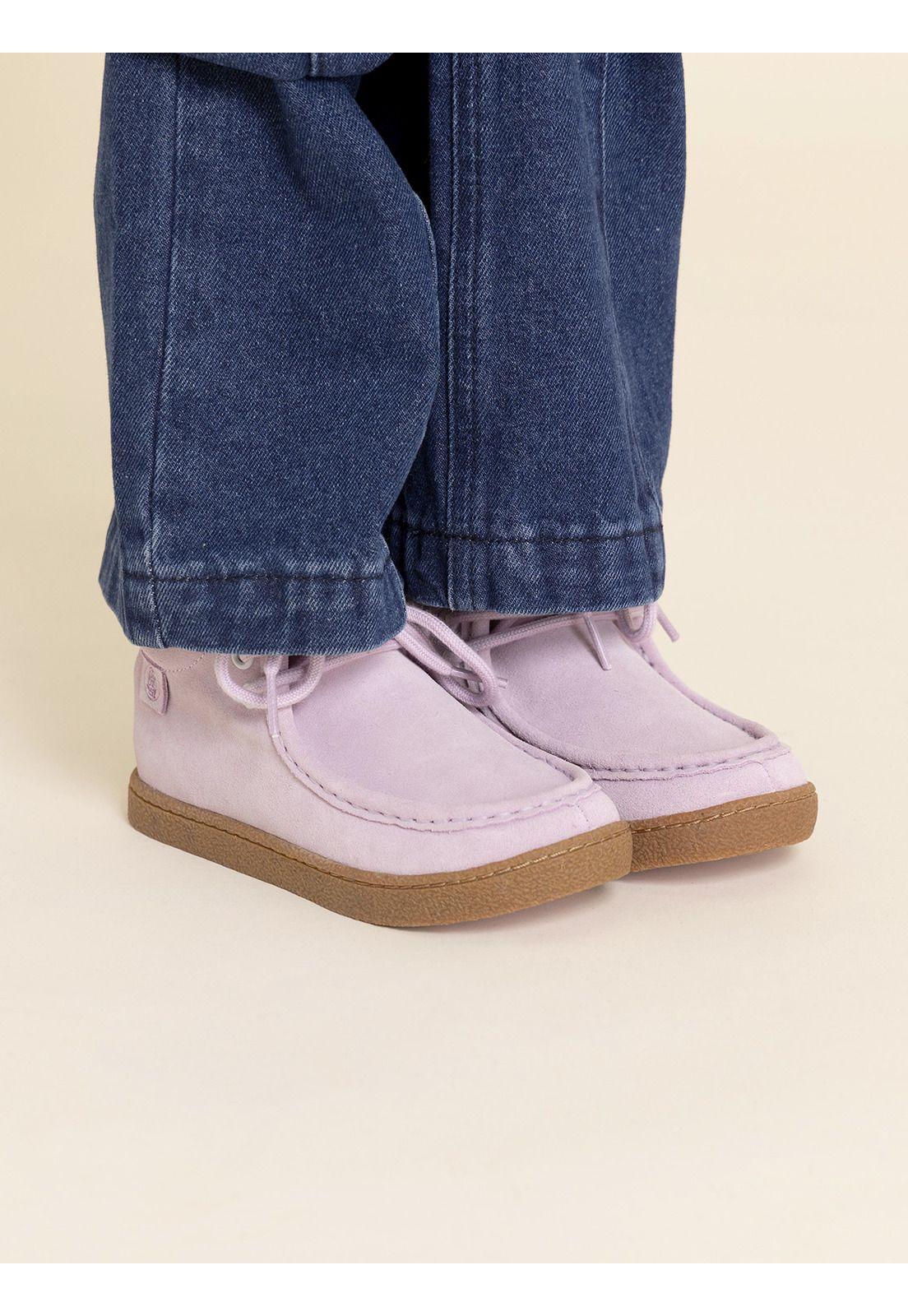 Botin Cuero Winnie Niña Rosado-1