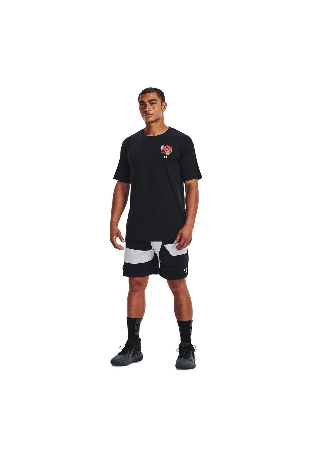 Polera Hombre Bball Assists Negro-4