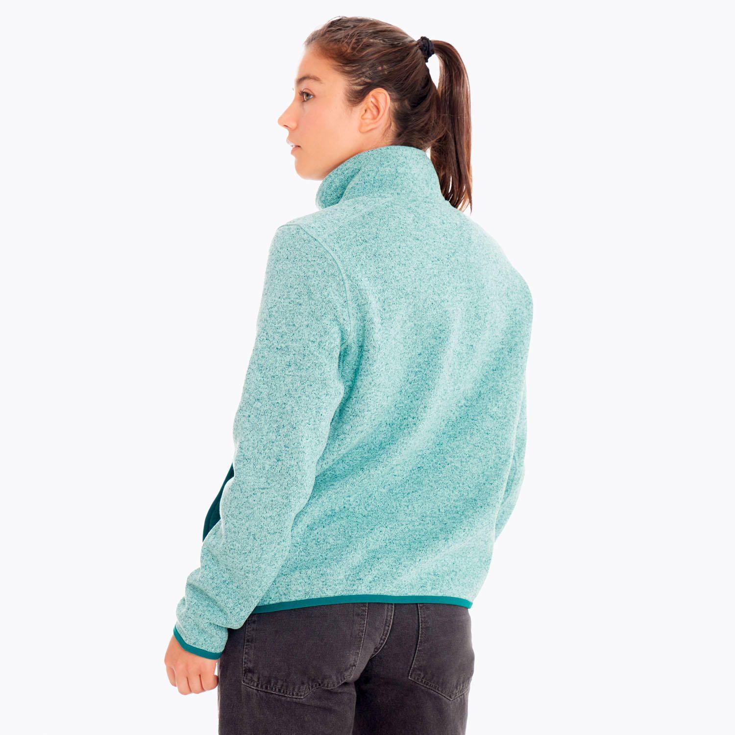 Polar Mujer Sweater Weather Full Zip Celeste-1