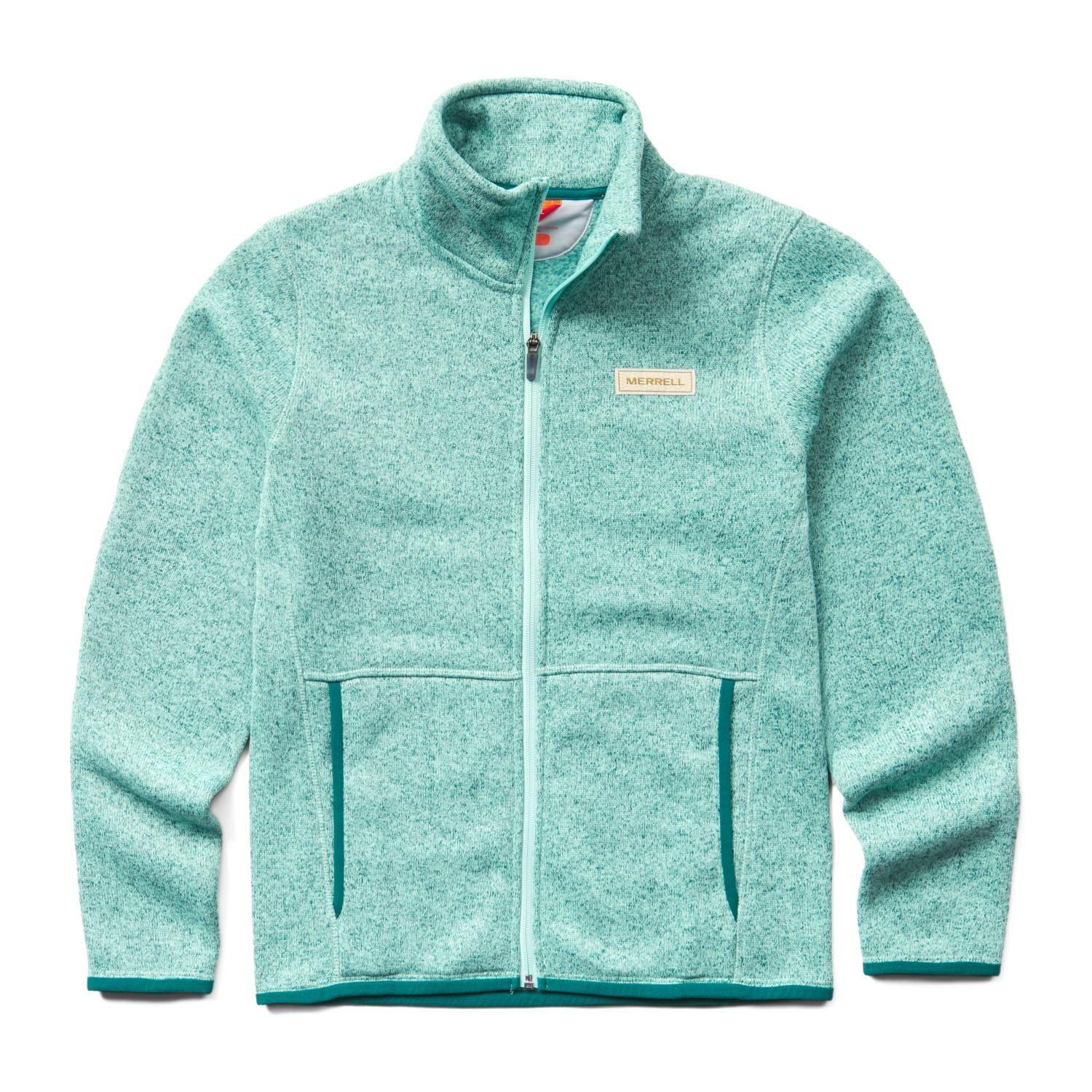 Polar Mujer Sweater Weather Full Zip Celeste-6