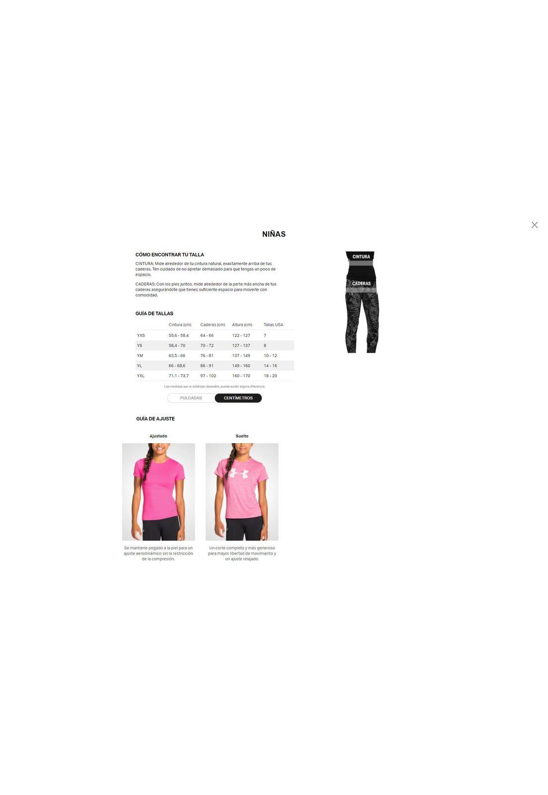 Calza Training para Niña HeatGear Rojo UnderArmour-2