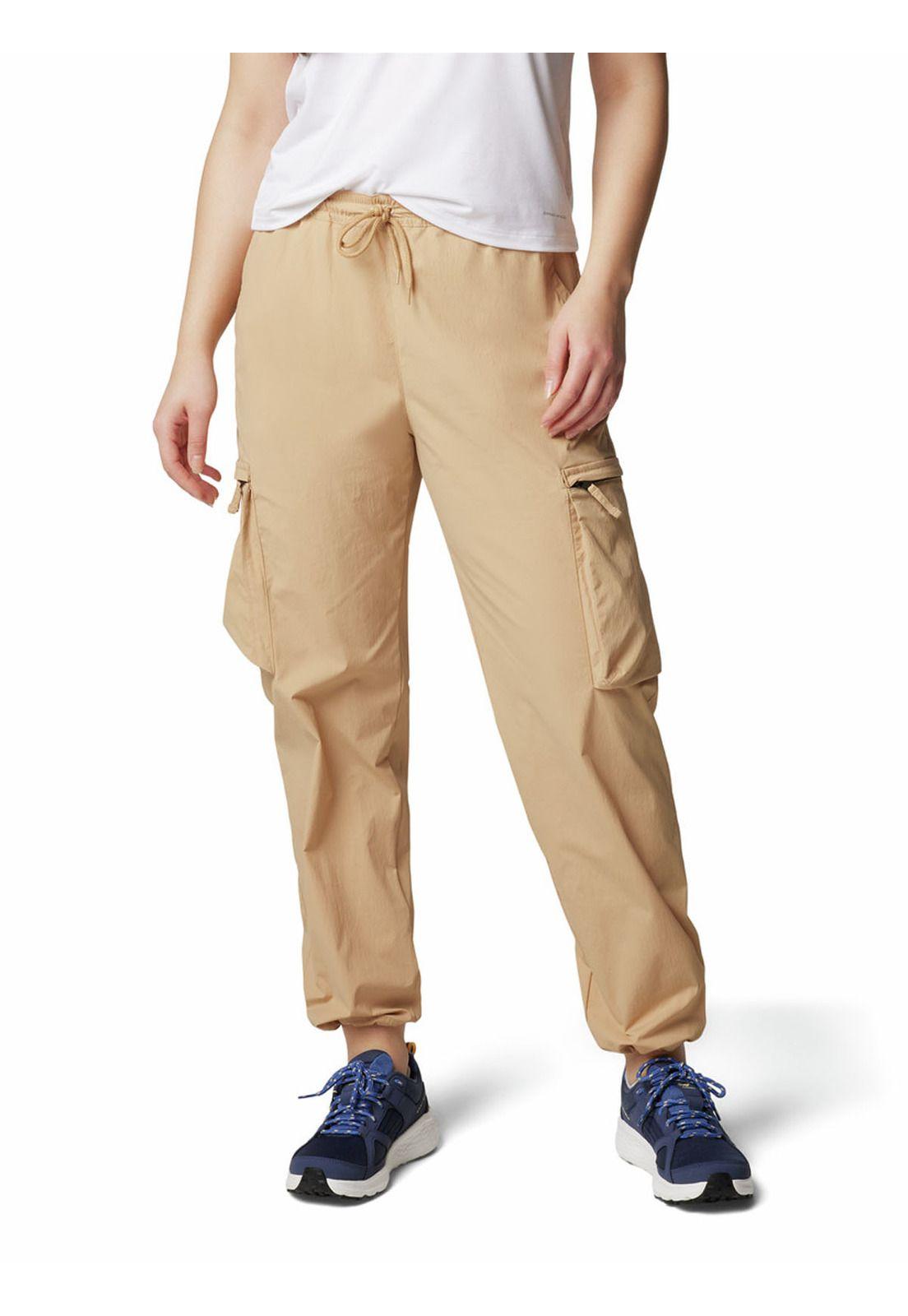 Pantalón Mujer Boundless Cargo Pant Beige-0