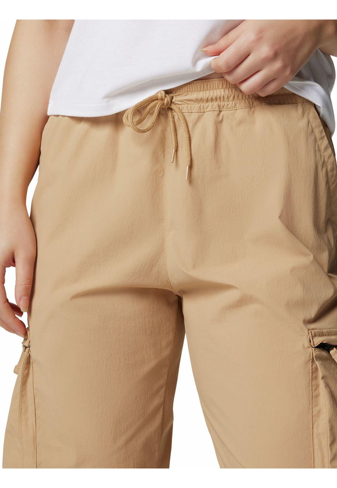 Pantalón Mujer Boundless Cargo Pant Beige-3