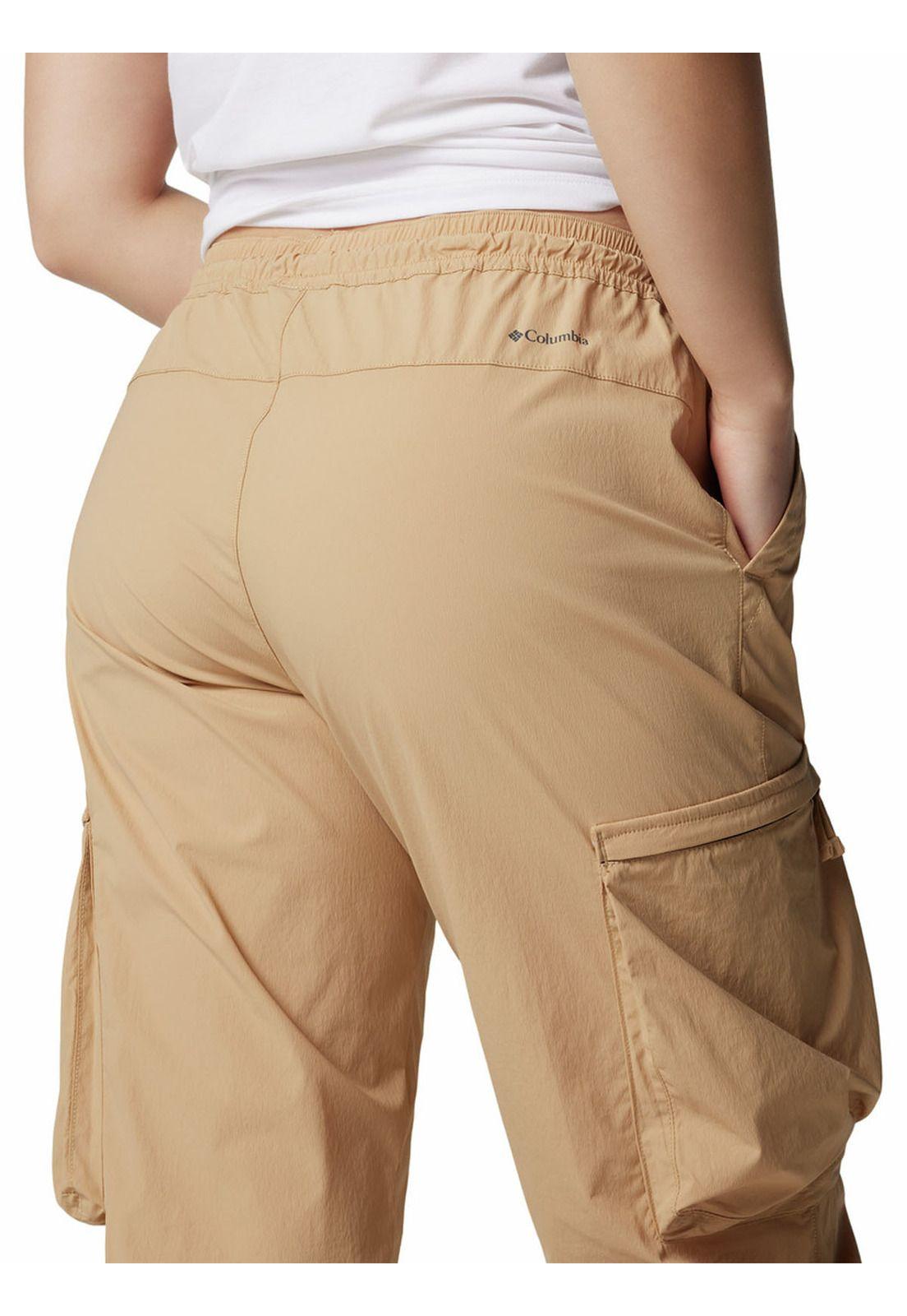 Pantalón Mujer Boundless Cargo Pant Beige-4