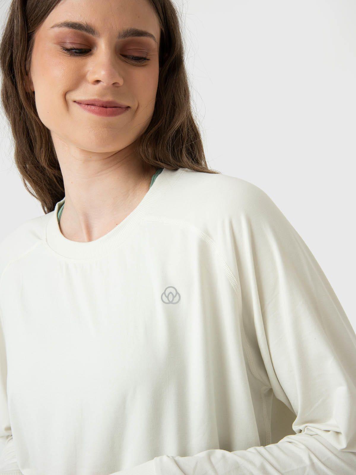 Polerón Mujer Crew Neck Crudo-3