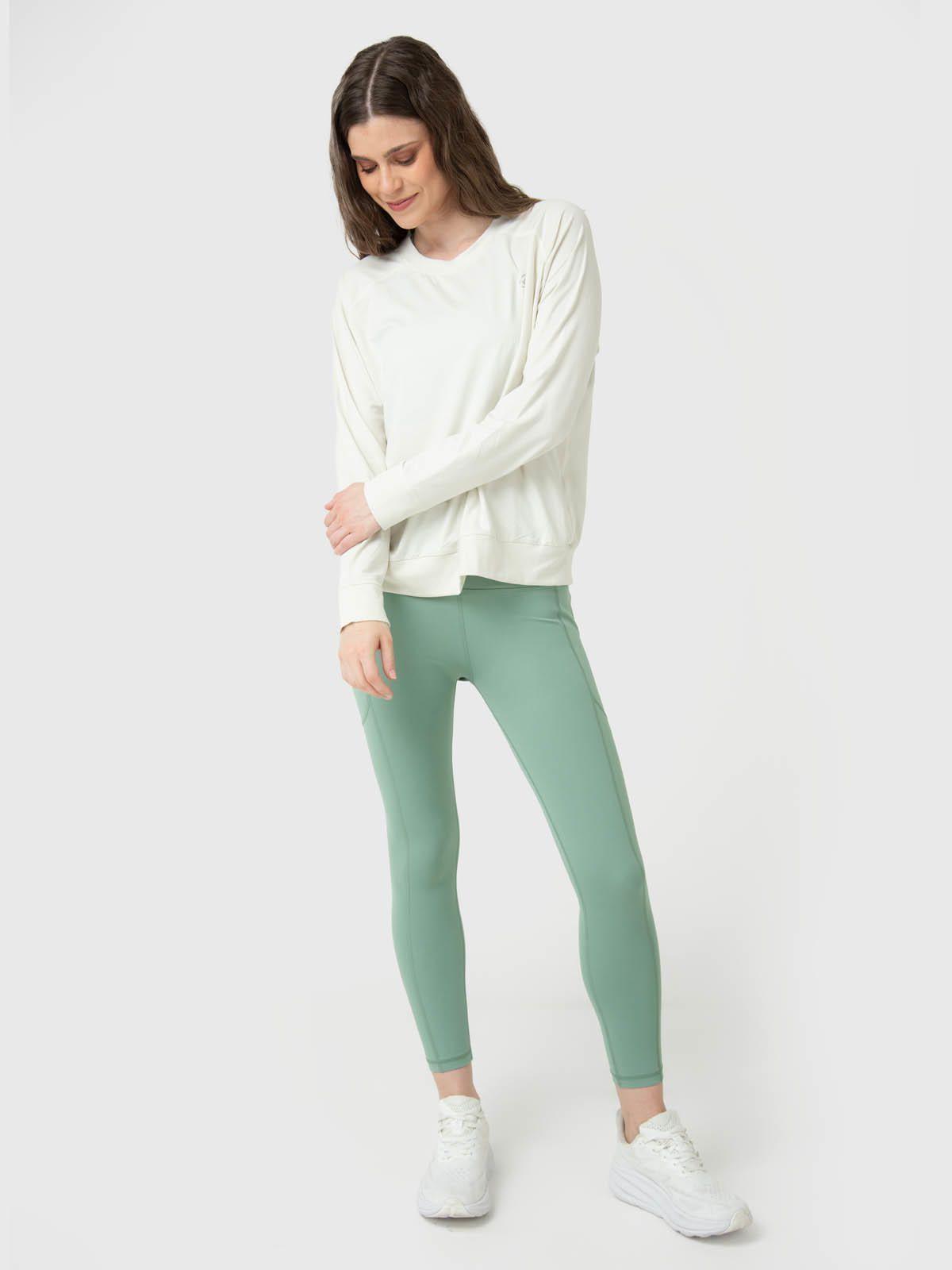 Polerón Mujer Crew Neck Crudo-4