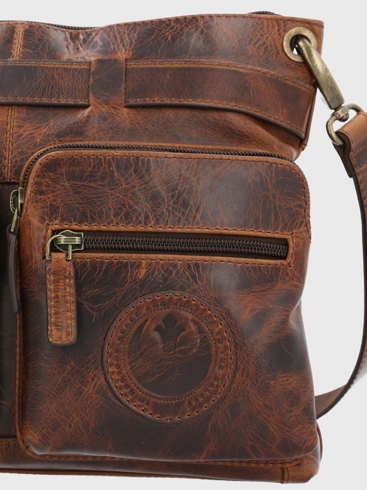Cartera Cuero Mujer Leia Cross Café-4