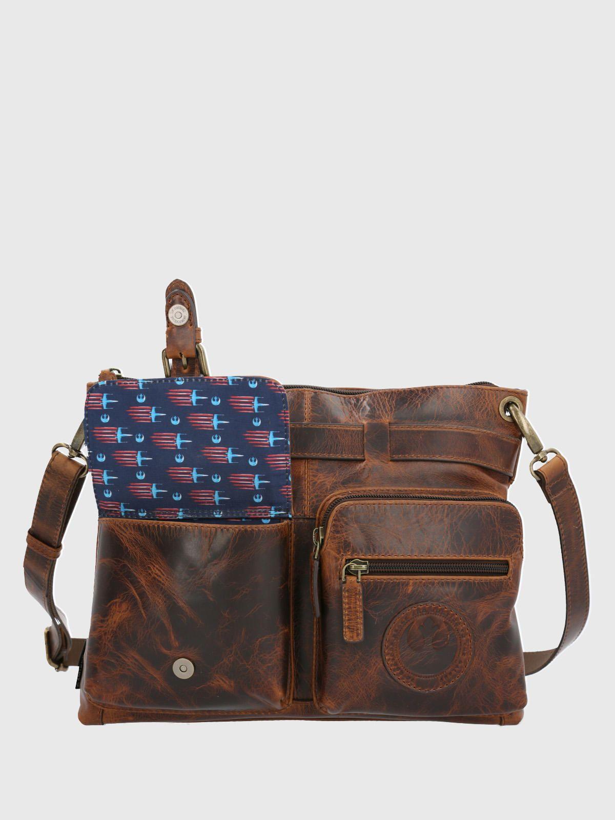 Cartera Cuero Mujer Leia Cross Café-6