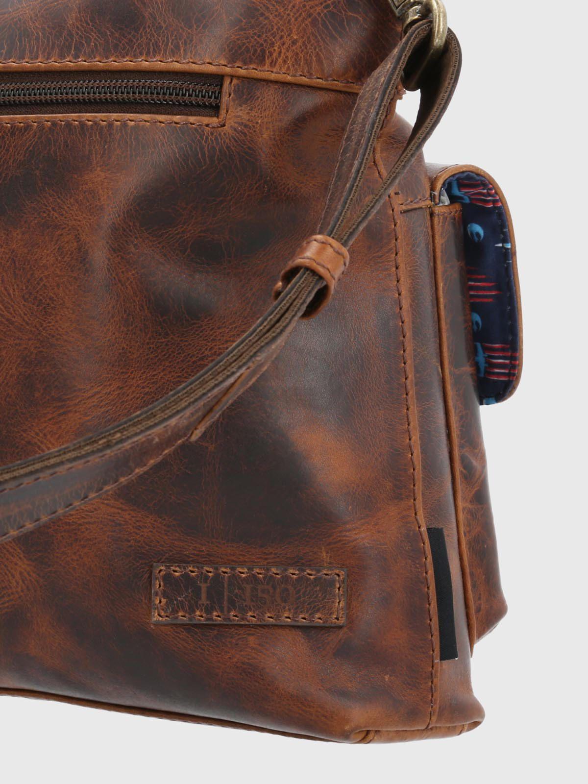 Cartera Cuero Mujer Leia Cross Café-5