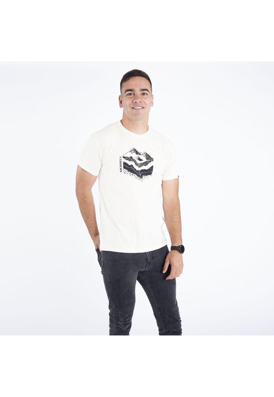 Polera Hombre Ground Tee Blanco-0