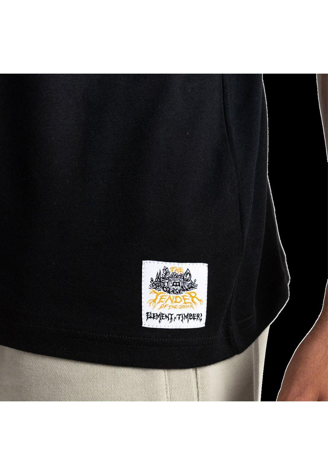 Polera M/C Hombre Bloom Negro-1