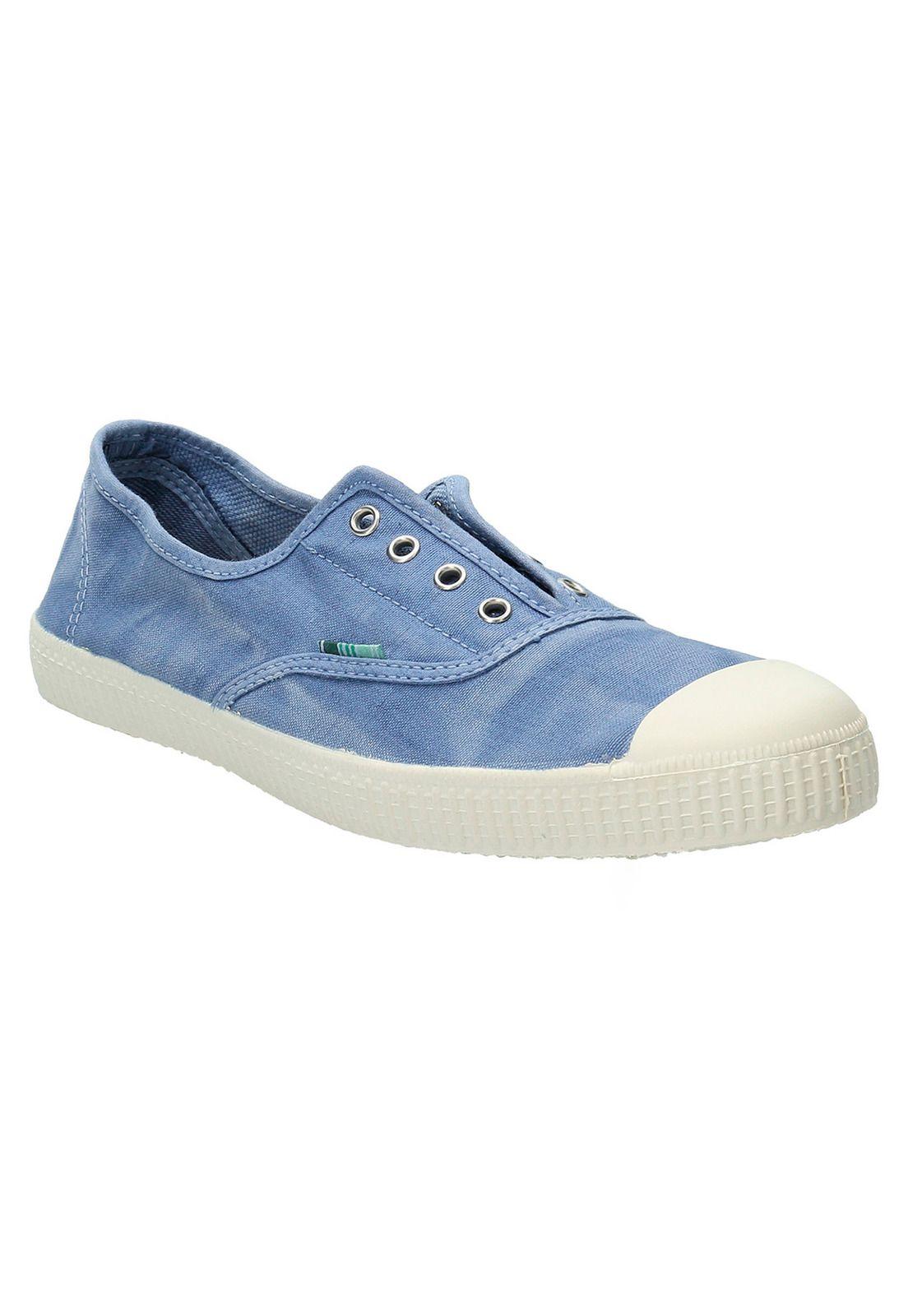 Zapatilla Algodón Orgánico Mujer Greece Celeste-0