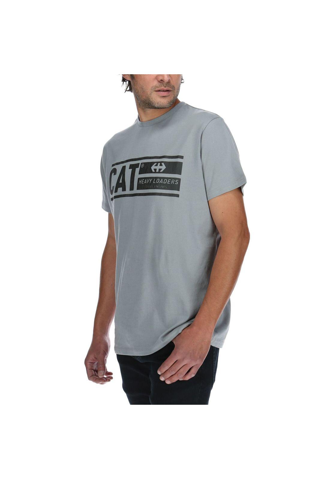 Polera Mc Hombre Two Way Tee Gris-1