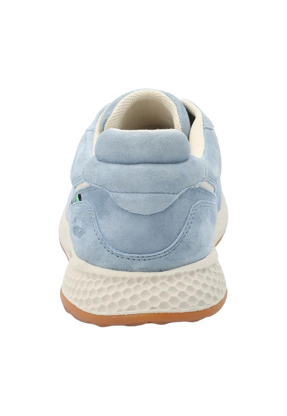 Zapatilla Cuero Mujer Kansas Azul-6