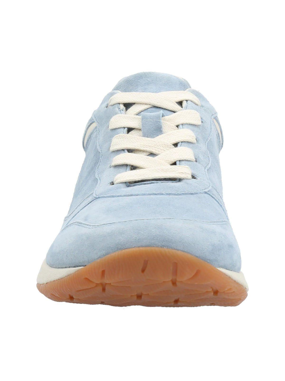 Zapatilla Cuero Mujer Kansas Azul-3