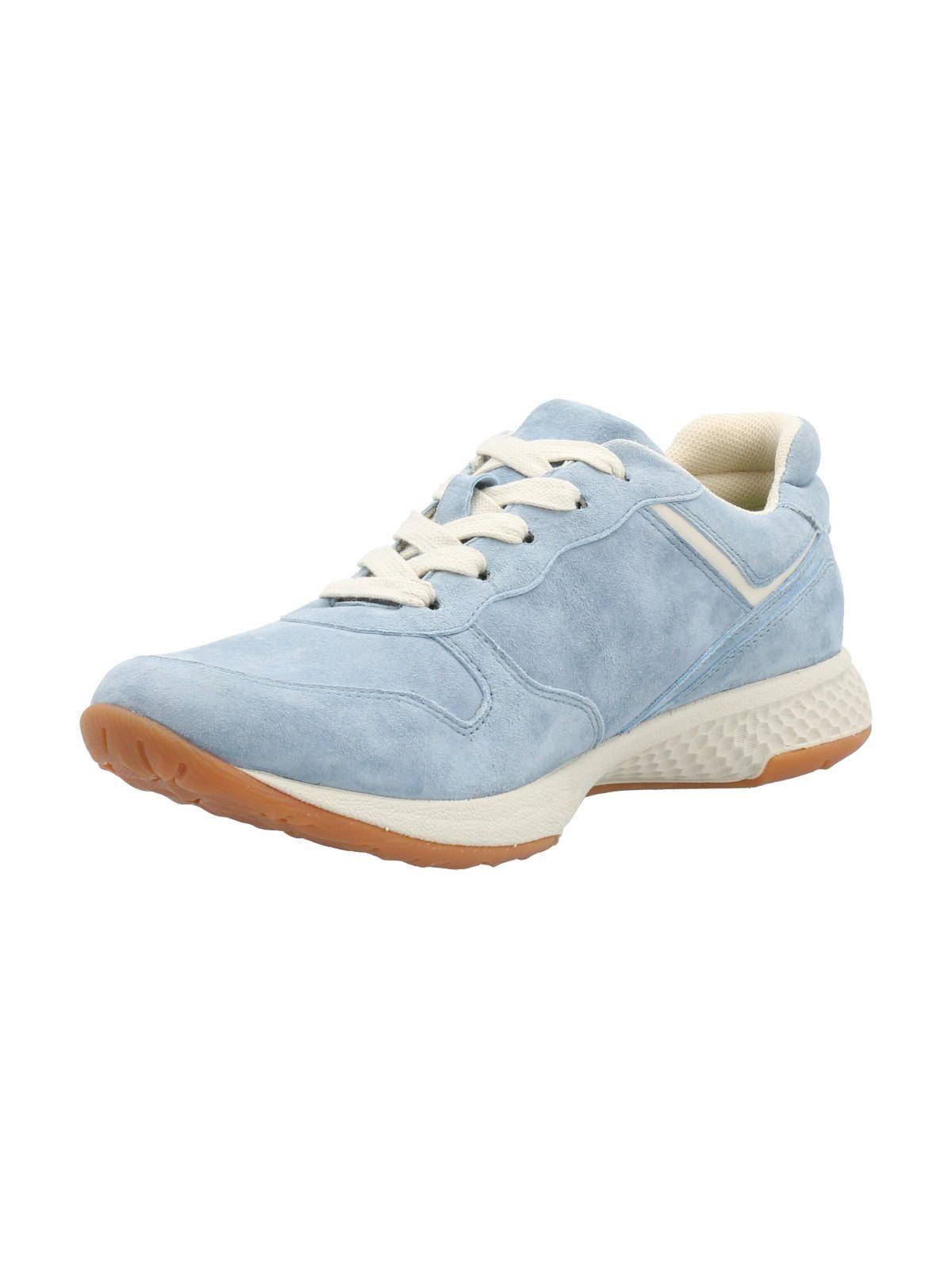 Zapatilla Cuero Mujer Kansas Azul-4