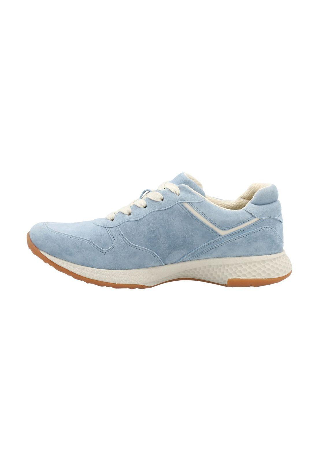 Zapatilla Cuero Mujer Kansas Azul-5