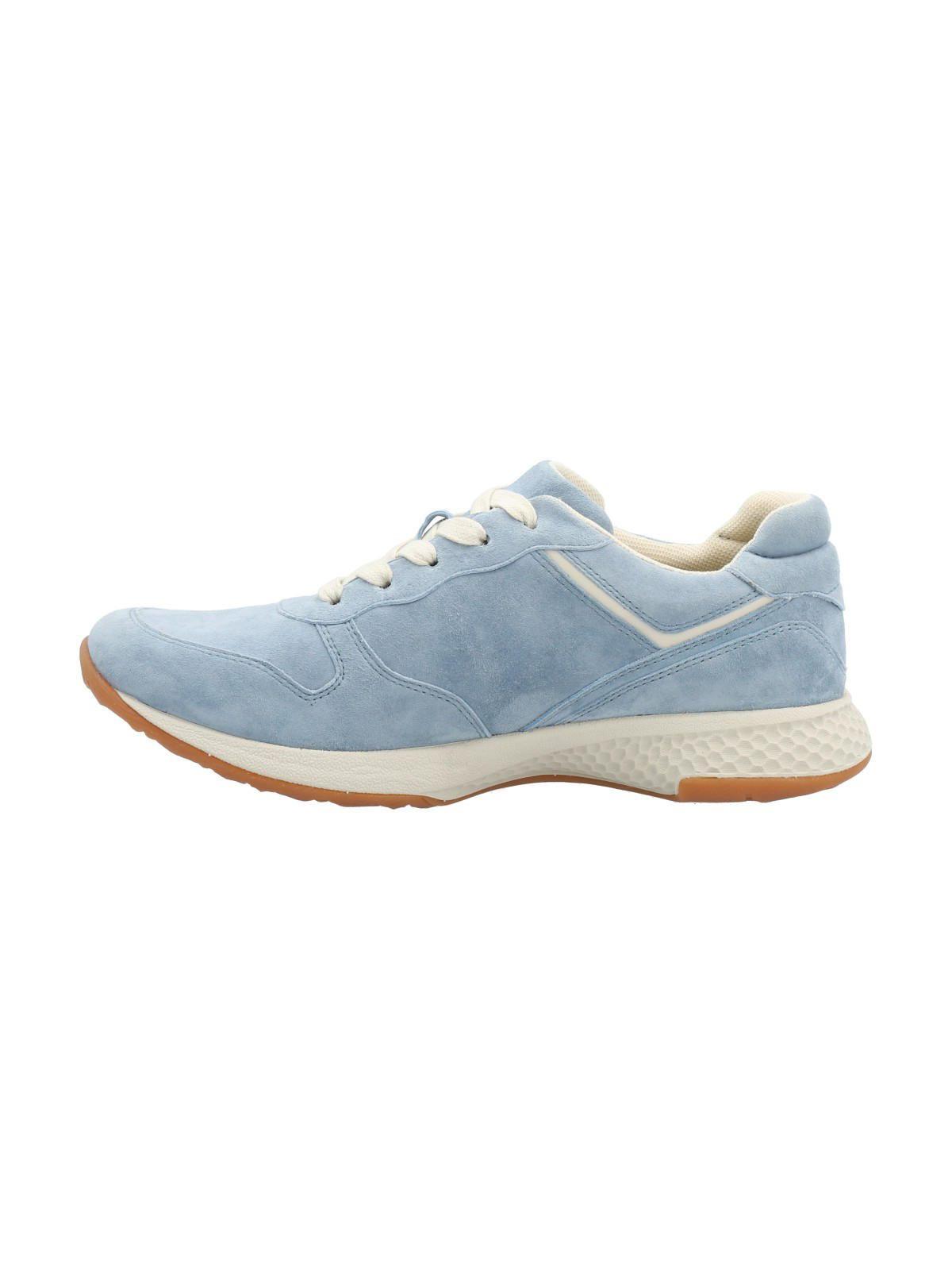 Zapatilla Cuero Mujer Kansas Azul-5