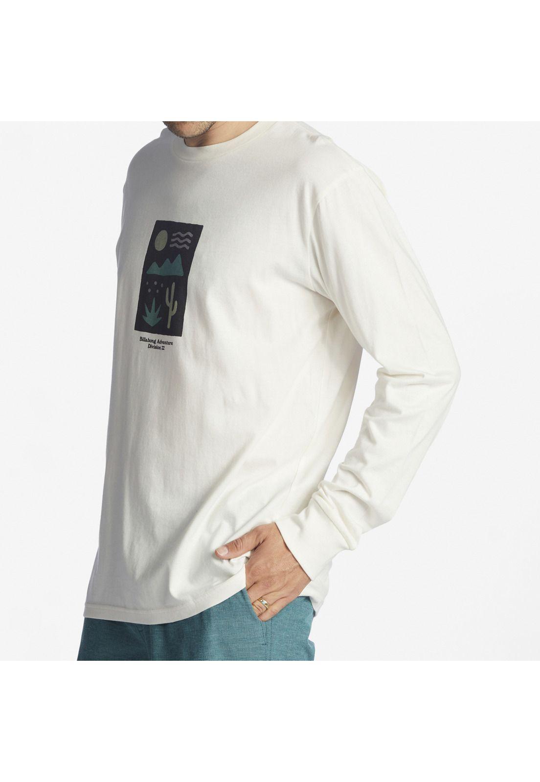 Polera M/L Hombre Icons M Blanco-1