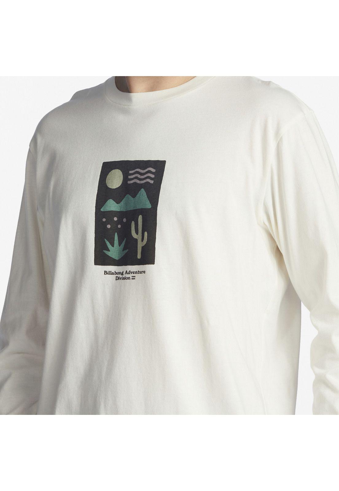 Polera M/L Hombre Icons M Blanco-4