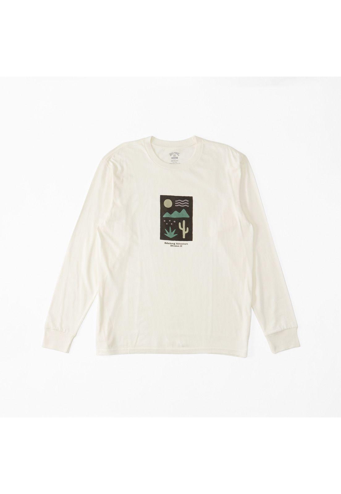 Polera M/L Hombre Icons M Blanco-5