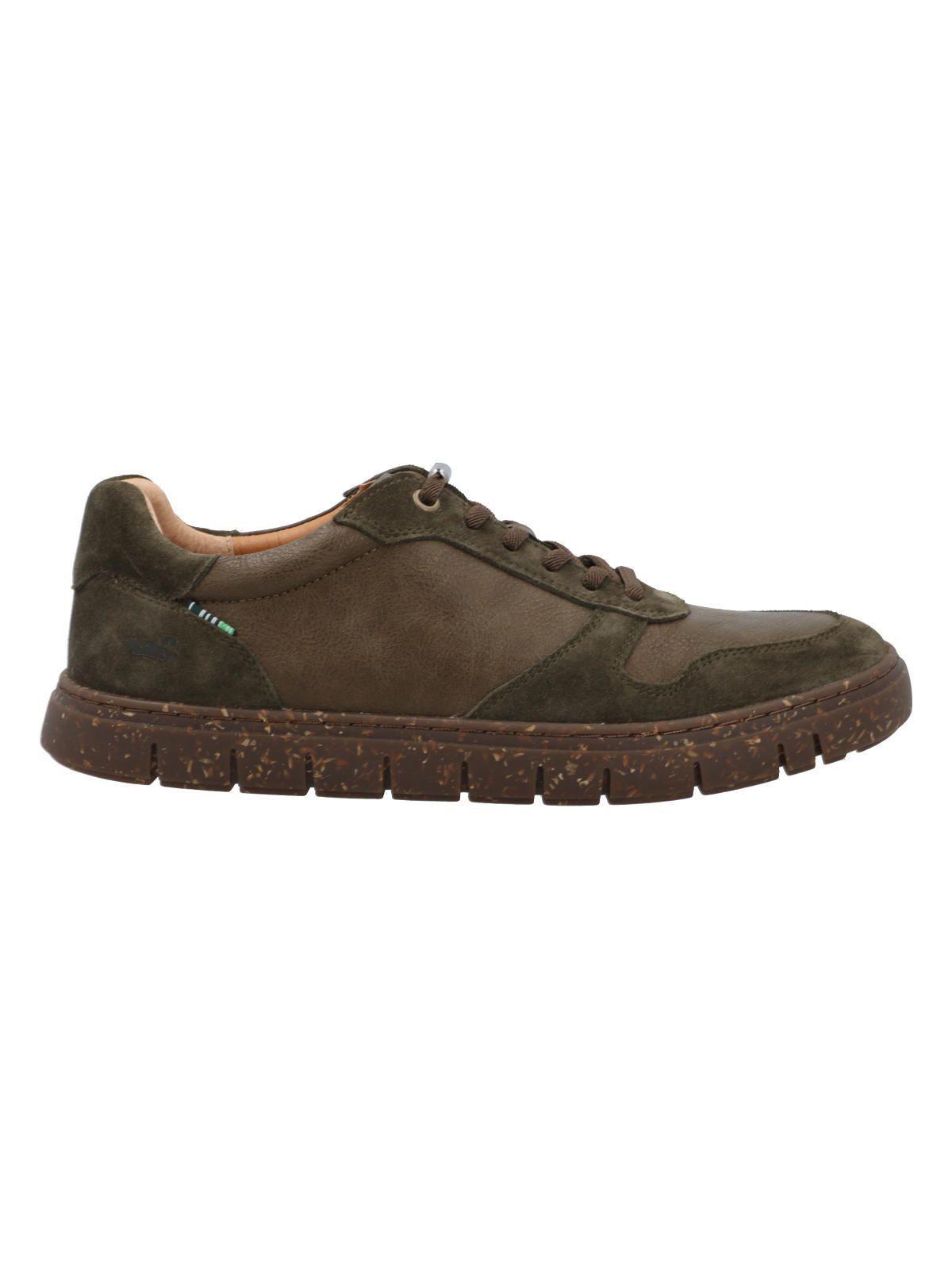 Zapatilla Cuero Hombre Newport Verde-0