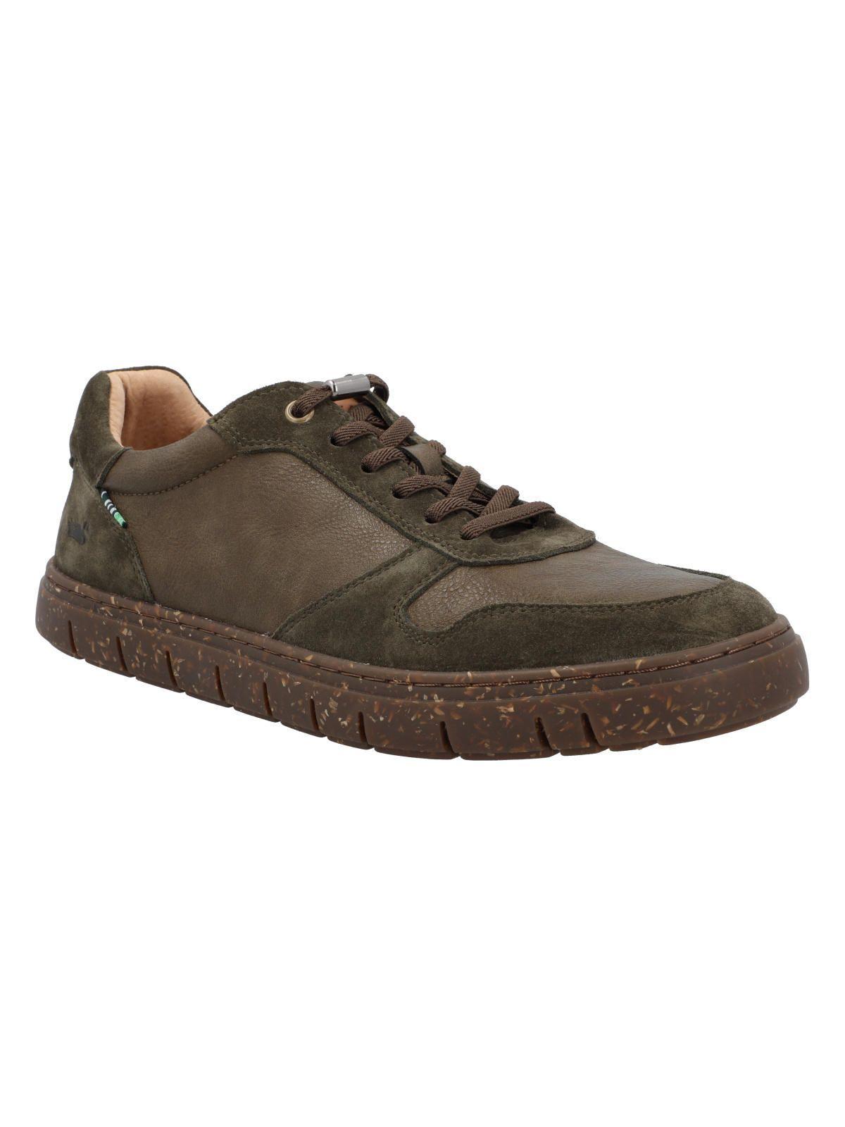 Zapatilla Cuero Hombre Newport Verde-1